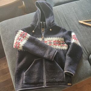 chunky Irish wool  sheep coat